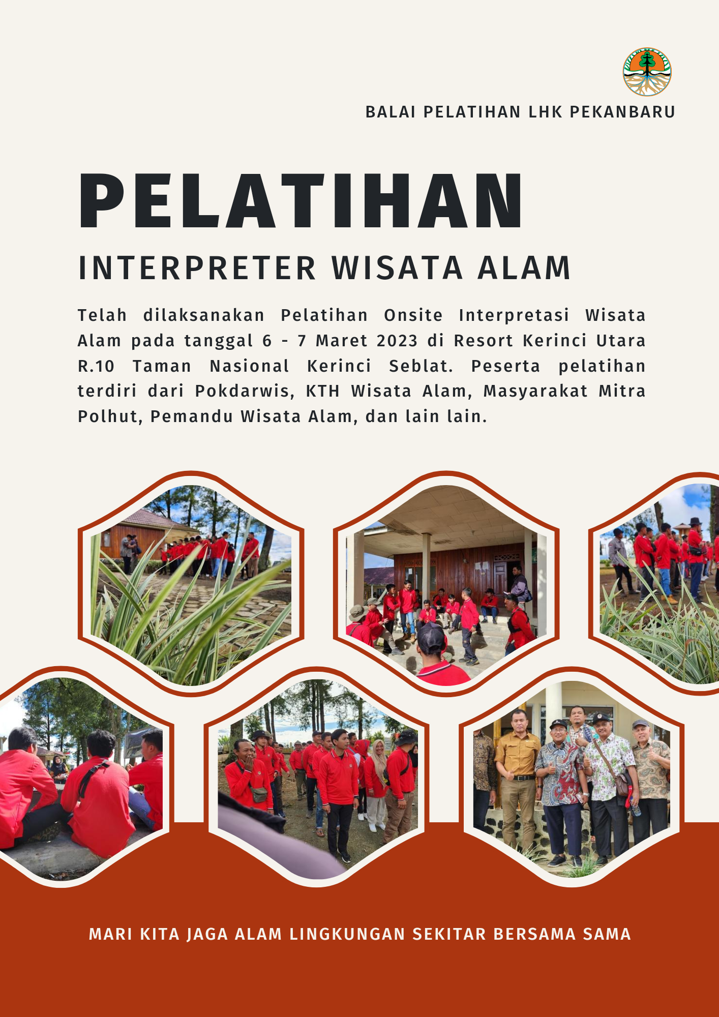 Pelatihan Interpreter Wisata Alam di Taman Nasional Kerinci Seblat